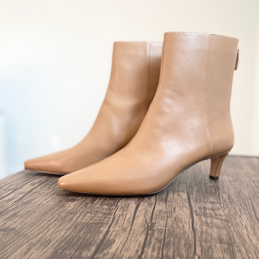 J Crew New Stevie Ankle Boots in Leather - Picture 8 of 10